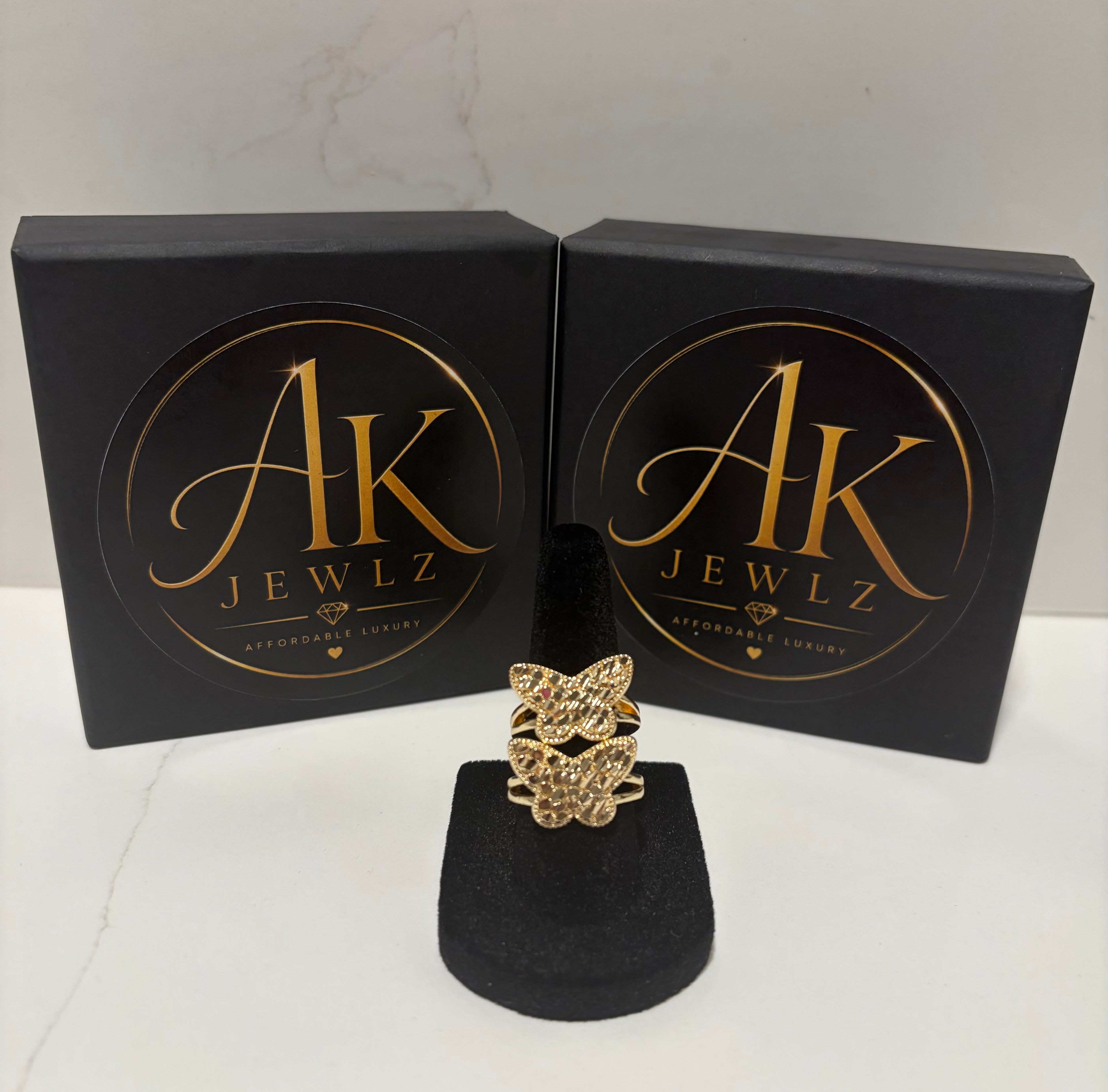 Golden Flutter Ring