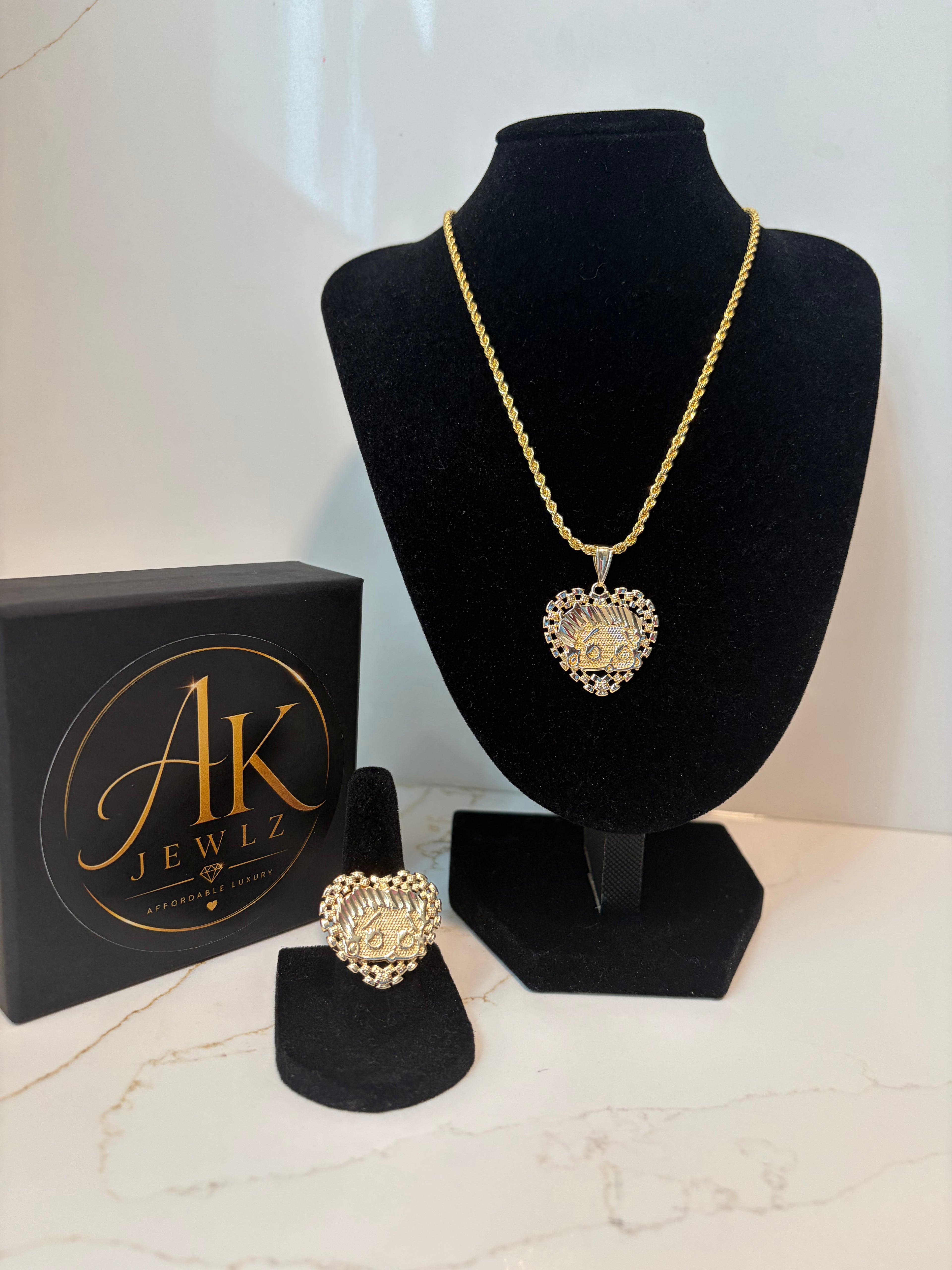 Betty Boop Luxe Heart Set