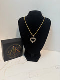 Crystal Heart Luxe Necklace