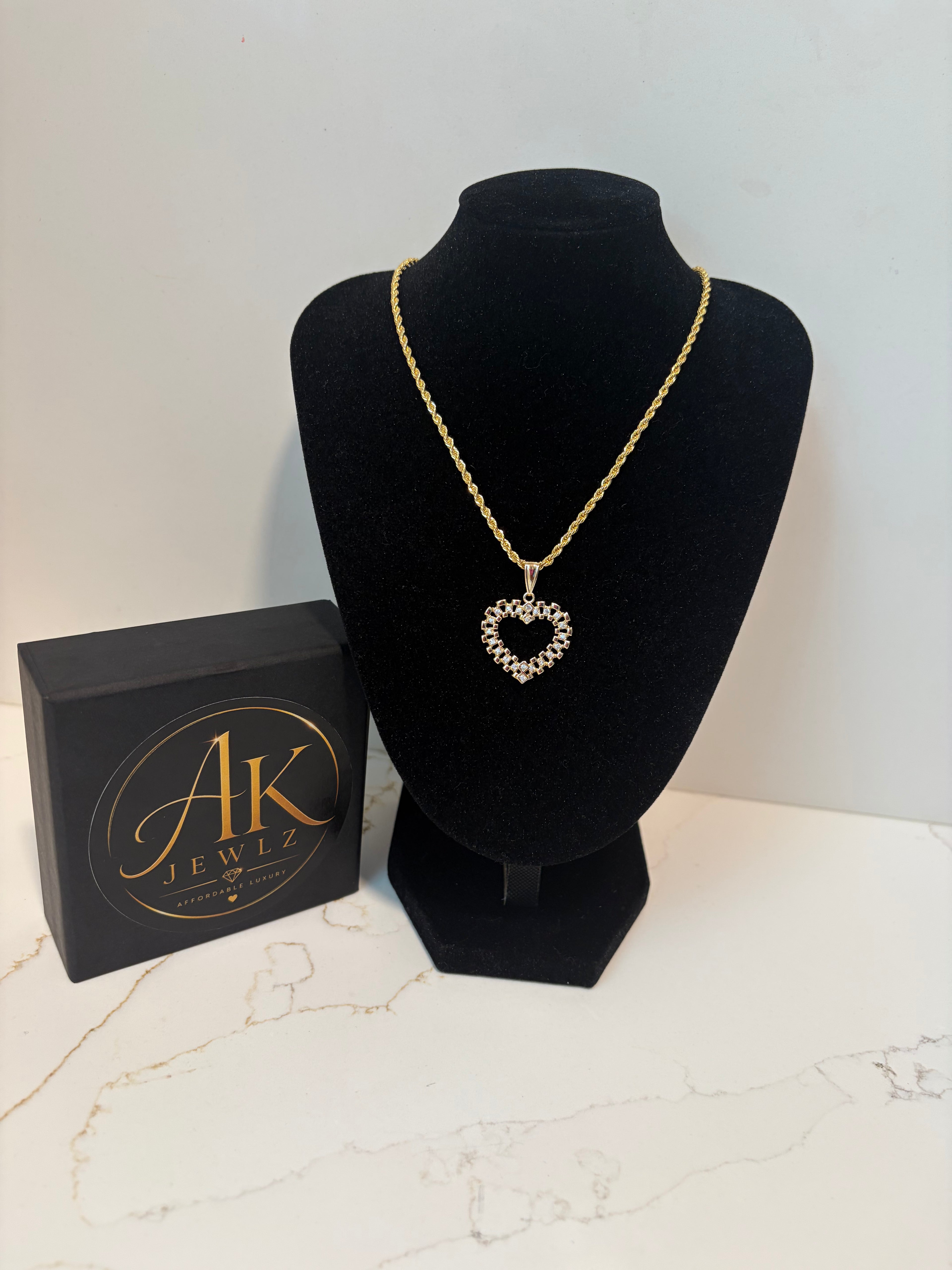 Crystal Heart Luxe Necklace