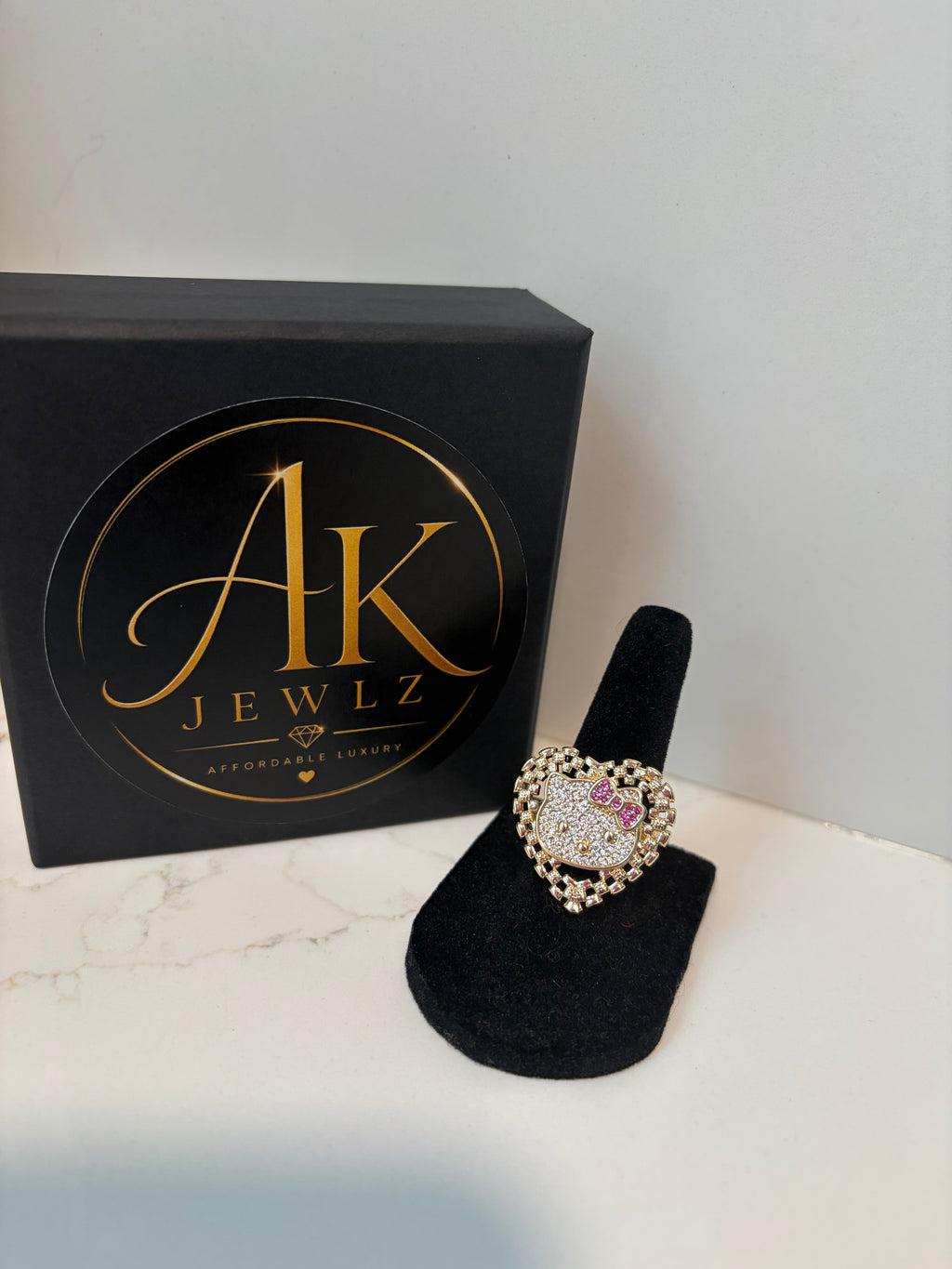 Pink Luxe Hello Kitty Ring